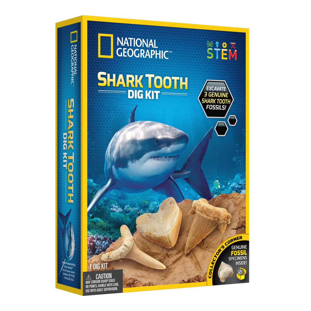 ערכת חפירה - שיניי כריש מבית נשיונל ג'יאוגרפיק National Geographic