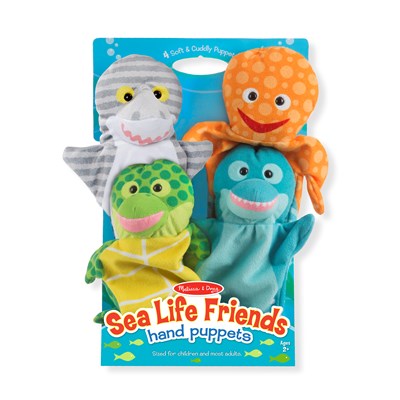 ערכת בובות יד חיות ים מבית מליסה ודאג Melissa And Doug