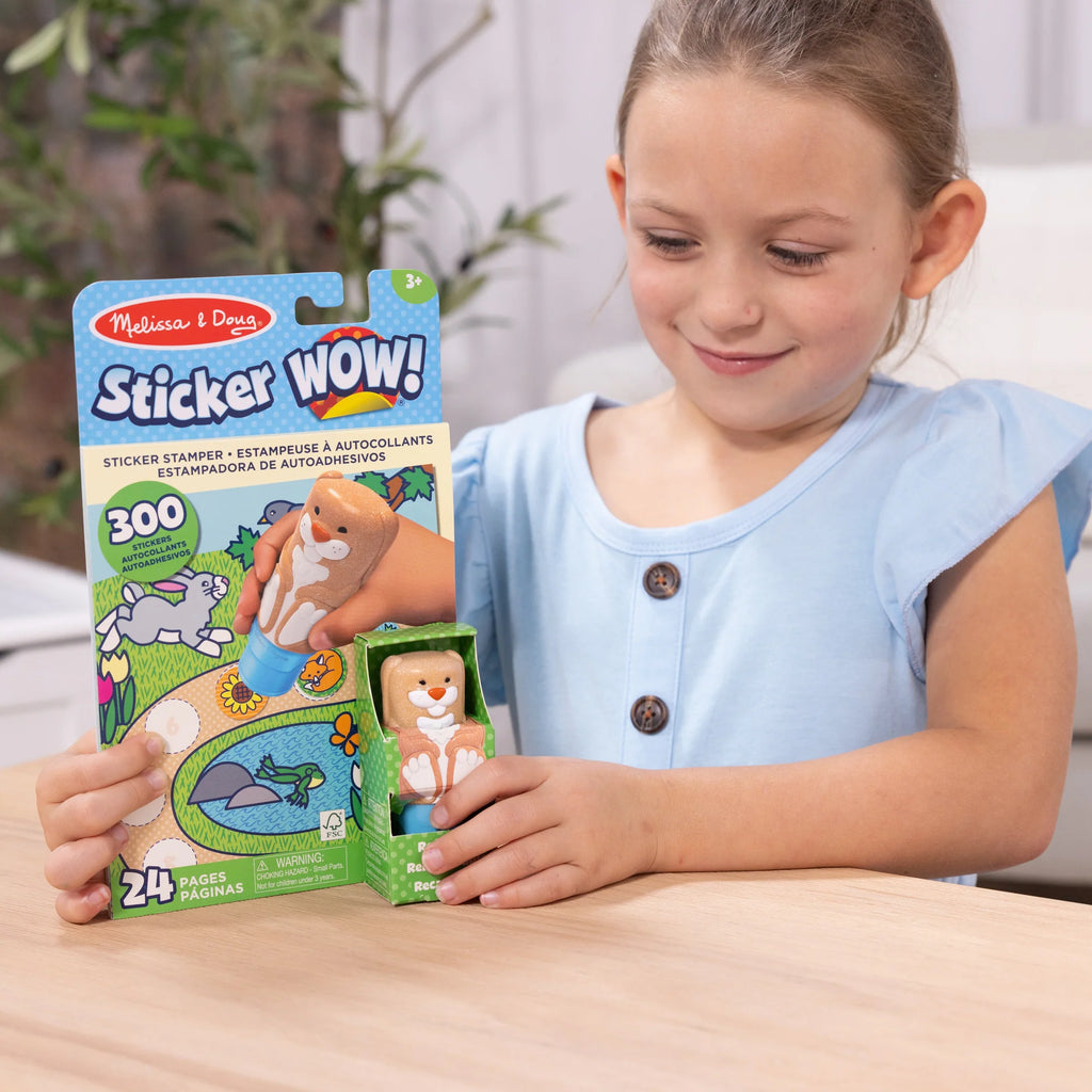 ארנב מבית מליסה ודאג Sticker Wow חוברת פעילות ומדבקות - Melissa & Doug