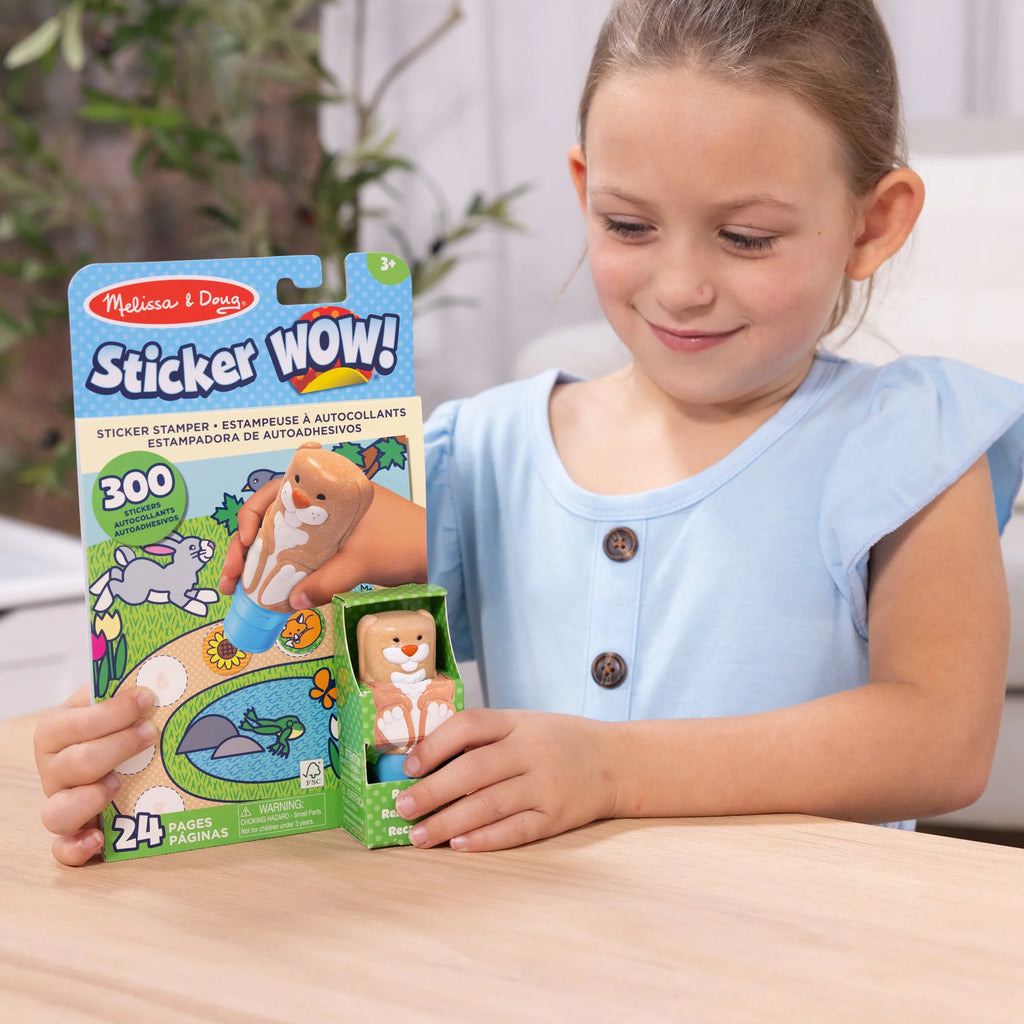 ארנב מבית מליסה ודאג Sticker Wow חוברת פעילות ומדבקות - Melissa & Doug