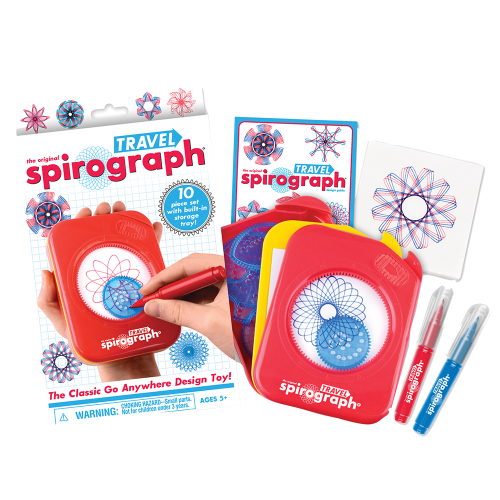 ערכת יצירה לנסיעות מבית ספירוגרף Spirograph