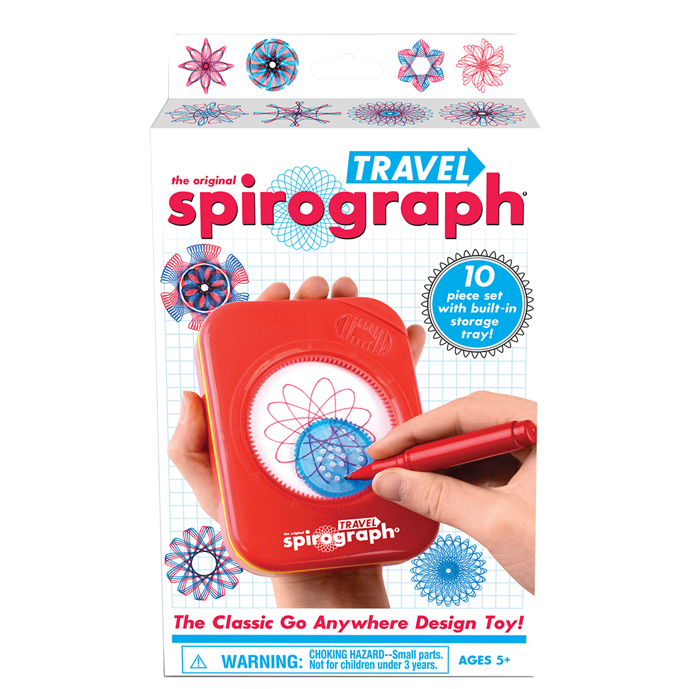 ערכת יצירה לנסיעות מבית ספירוגרף Spirograph