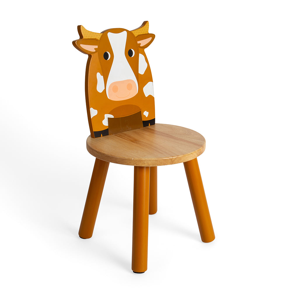 כיסא פרה מעץ מבית טידלו