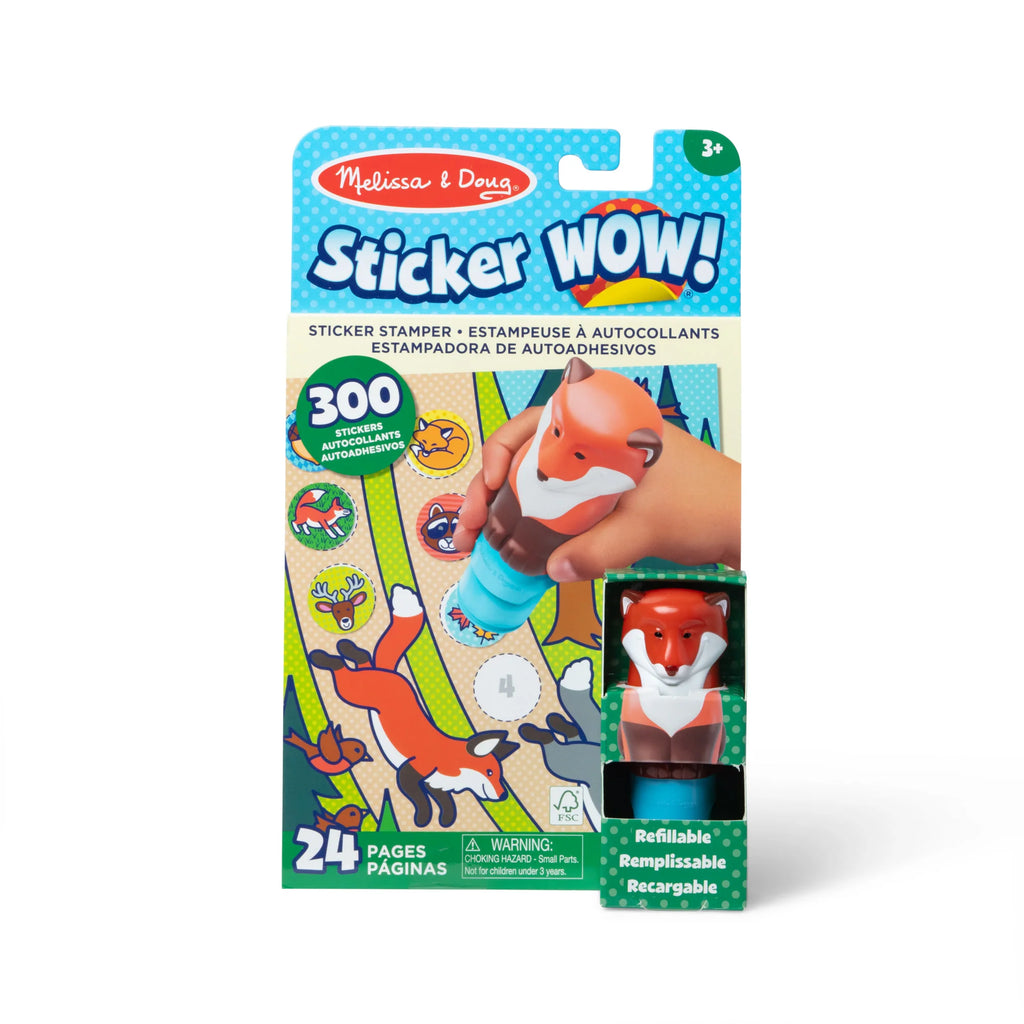 שועל מבית מליסה ודאג Sticker Wow חוברת פעילות ומדבקות - Melissa & Doug
