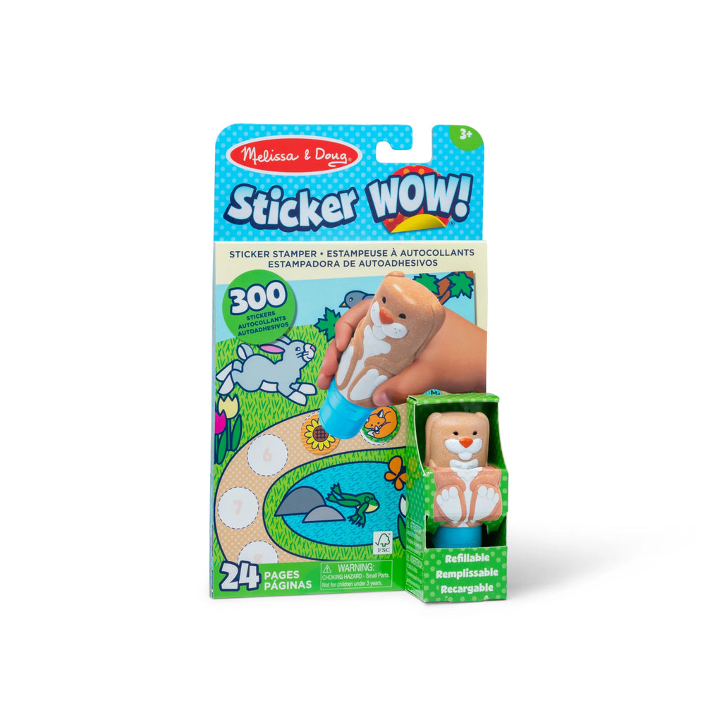 ארנב מבית מליסה ודאג Sticker Wow חוברת פעילות ומדבקות - Melissa & Doug