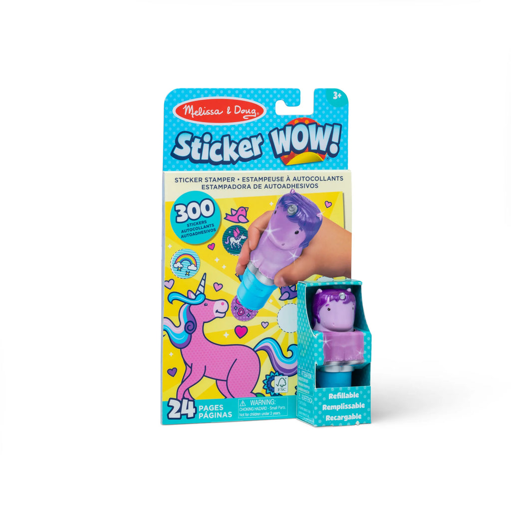 חד קרן מבית מליסה ודאג Sticker Wow חוברת פעילות ומדבקות - Melissa & Doug