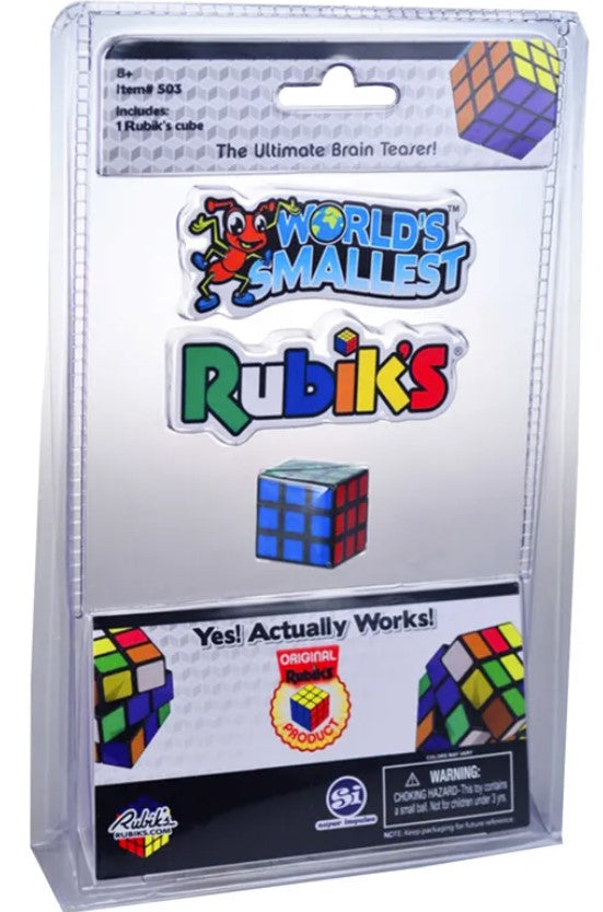 משחק RUBIK'S הקטן בעולם מבית וורלדס סמולסט World's Smallest