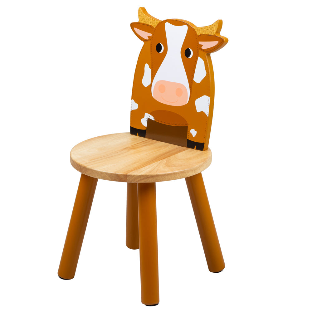 כיסא פרה מעץ מבית טידלו