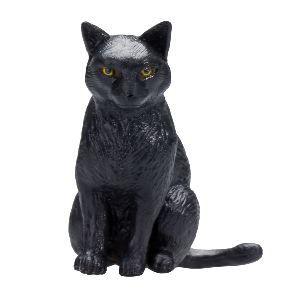 בובת חתול שחור-יושב מבית מוג'ו Mojo