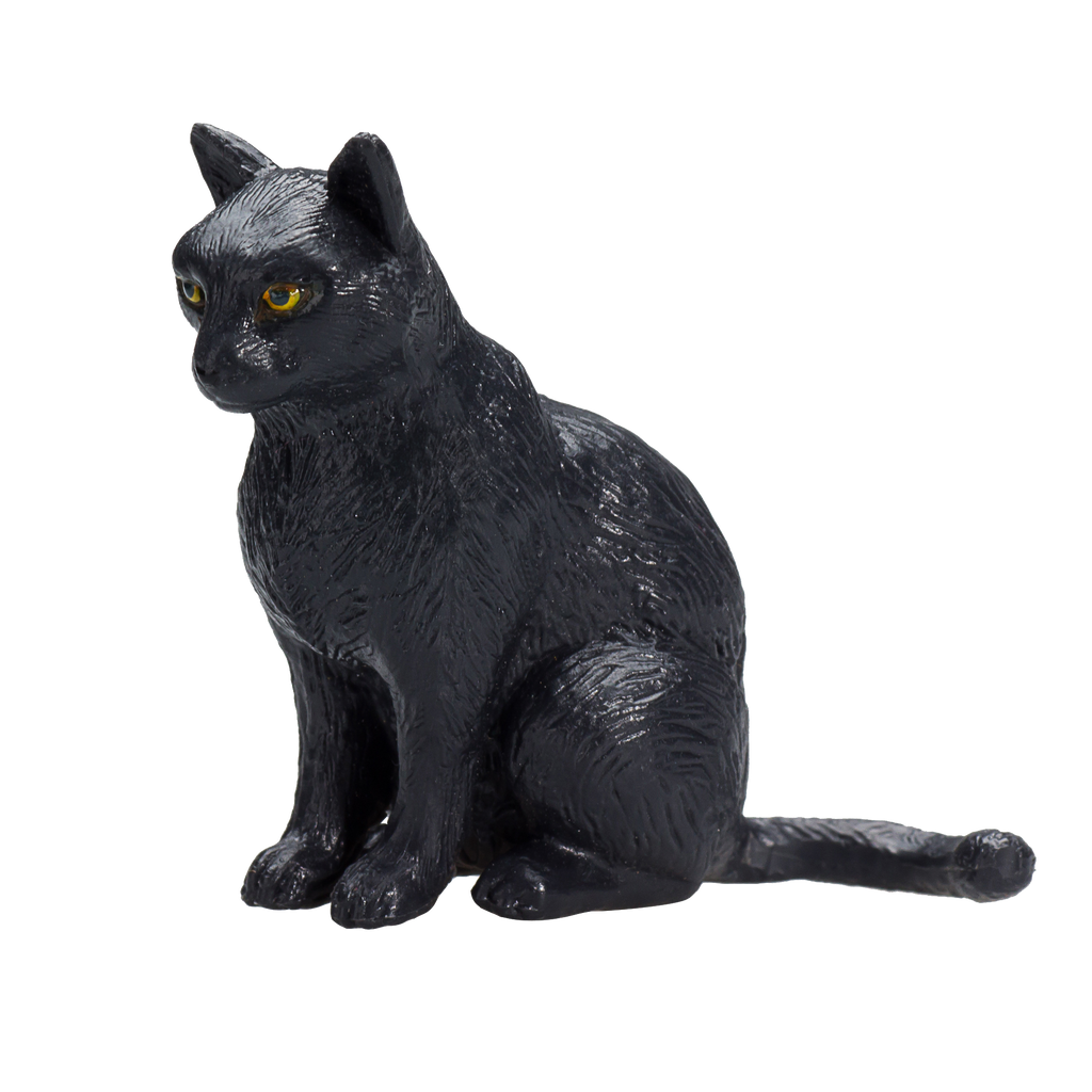 בובת חתול שחור-יושב מבית מוג'ו Mojo