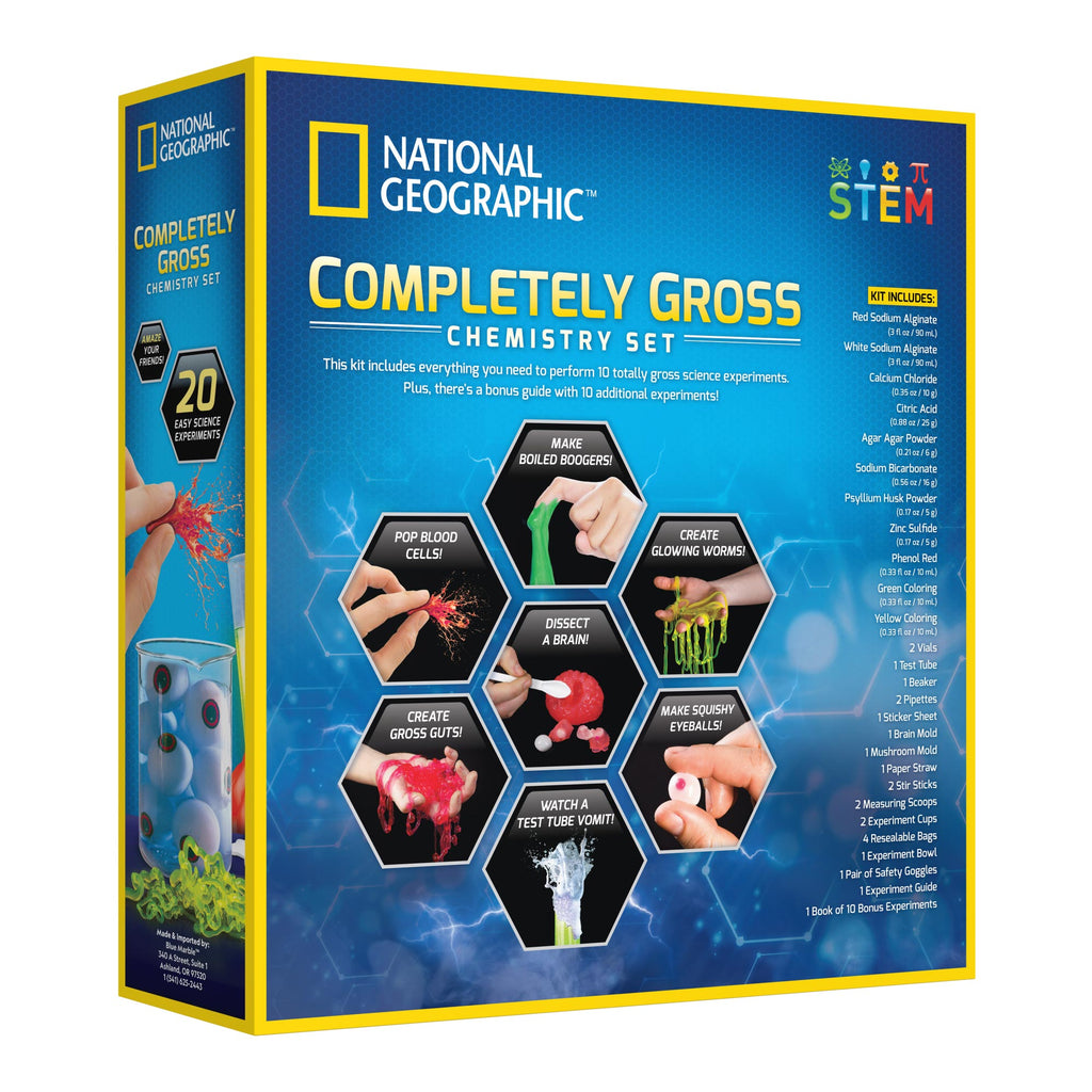 ערכת ניסויים בכמיה מבית נשיונל ג'יאוגרפיק National Geographic