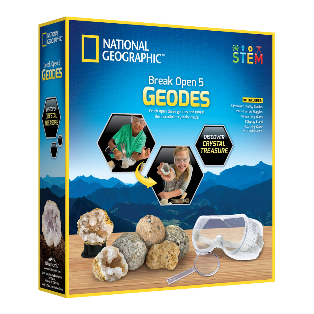 ערכת חפירה - 5 גיאודות גדולות מבית נשיונל ג'יאוגרפיק National Geographic