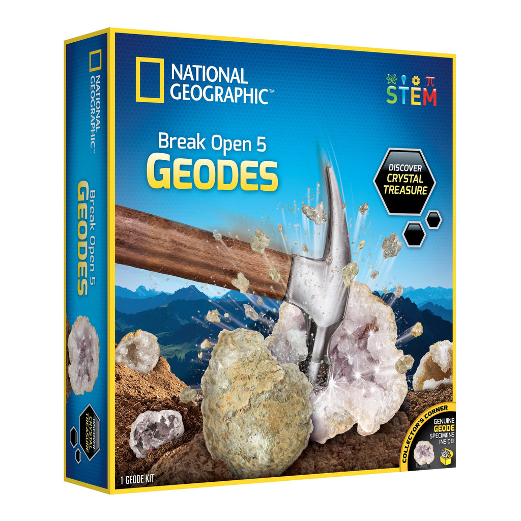 ערכת חפירה - 5 גיאודות גדולות מבית נשיונל ג'יאוגרפיק National Geographic