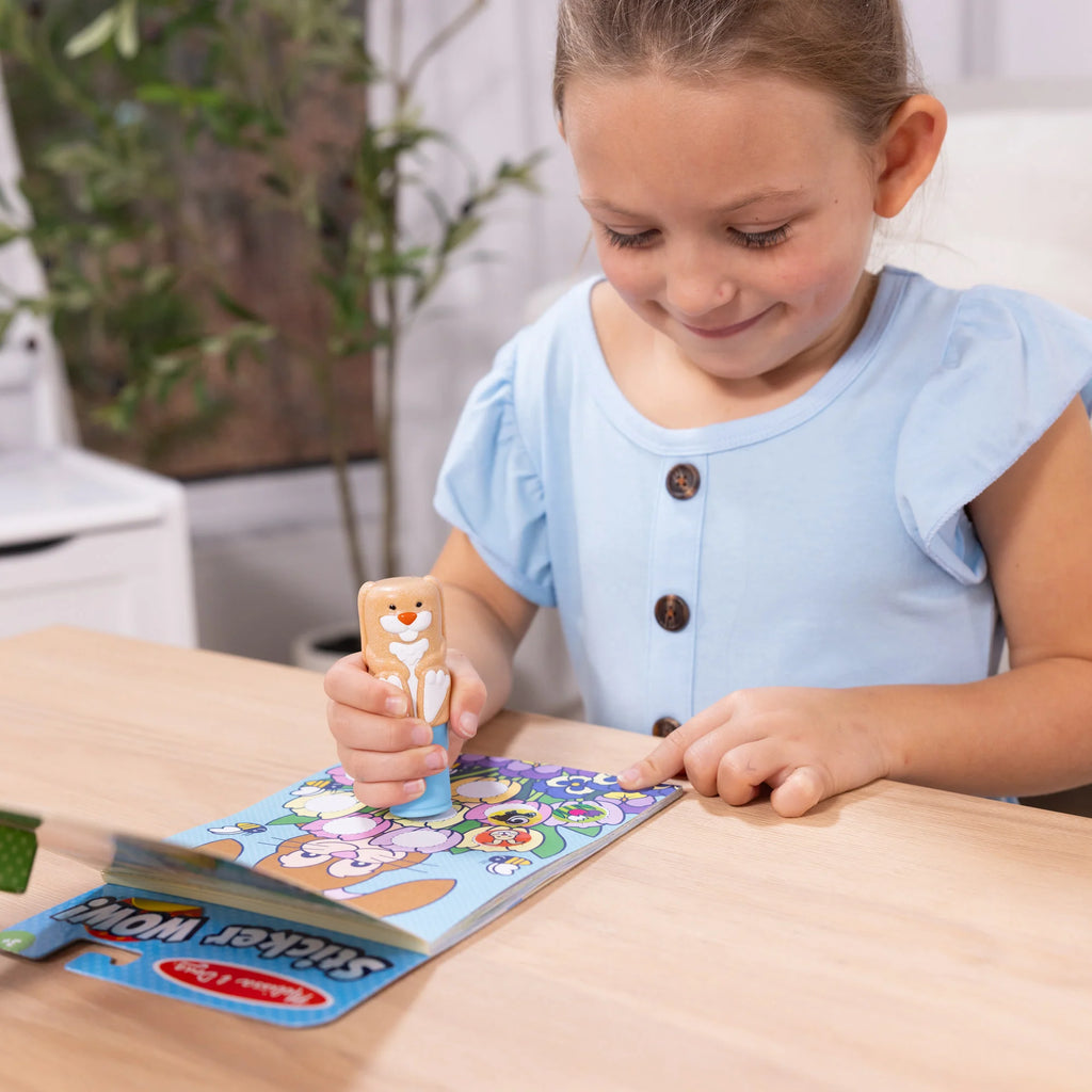 ארנב מבית מליסה ודאג Sticker Wow חוברת פעילות ומדבקות - Melissa & Doug