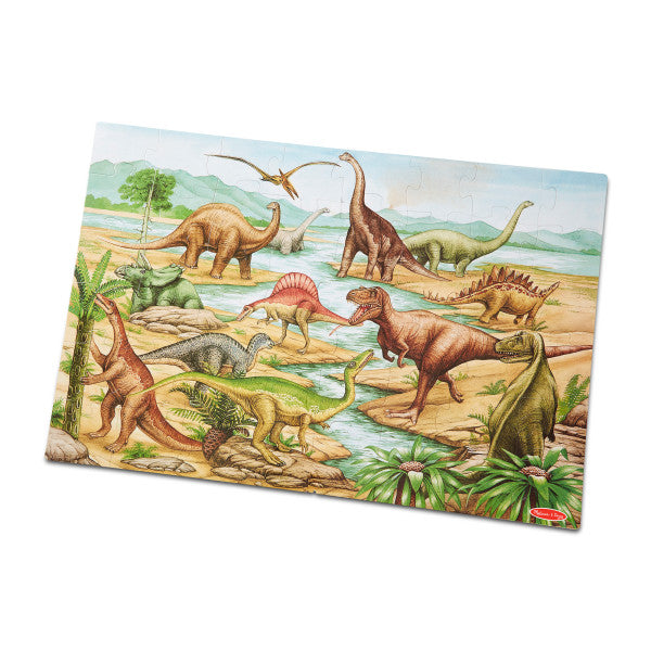 פאזל רצפה דינוזאורים - 48 חלקים מבית מליסה ודאג.